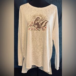 Disney Bambi Long Sleeve Shirt NWT